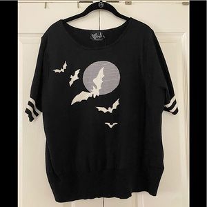 Hell Bunny Black & White Knit Sweater